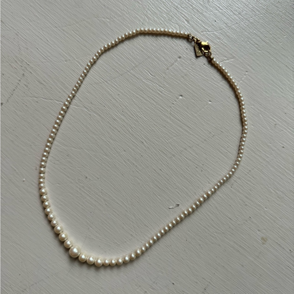 1928 Cream Pearl Necklace